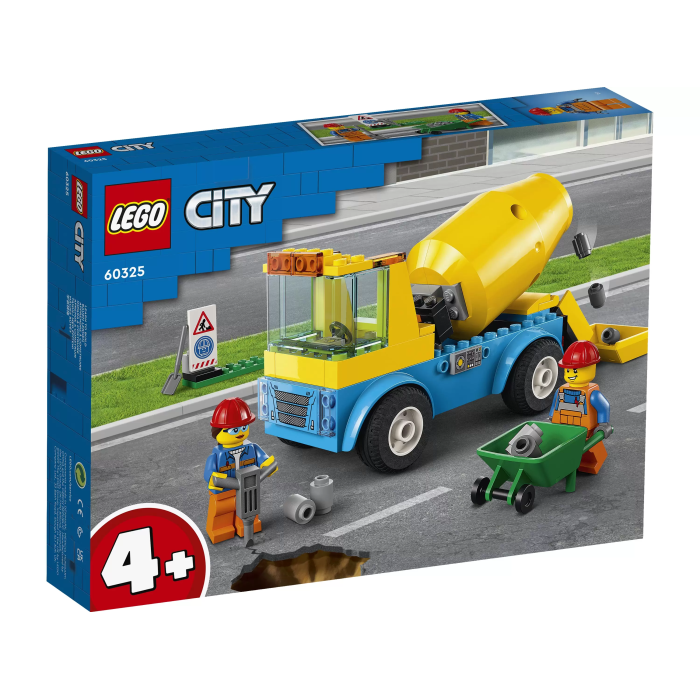 Lego Конструктор LEGO City 60325 Бетономешалка