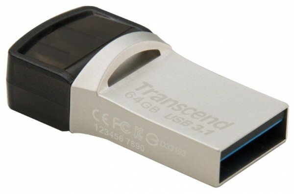 Флешка Transcend 32GB JetFlash 890 USB 3.1 OTG TS32GJF890S