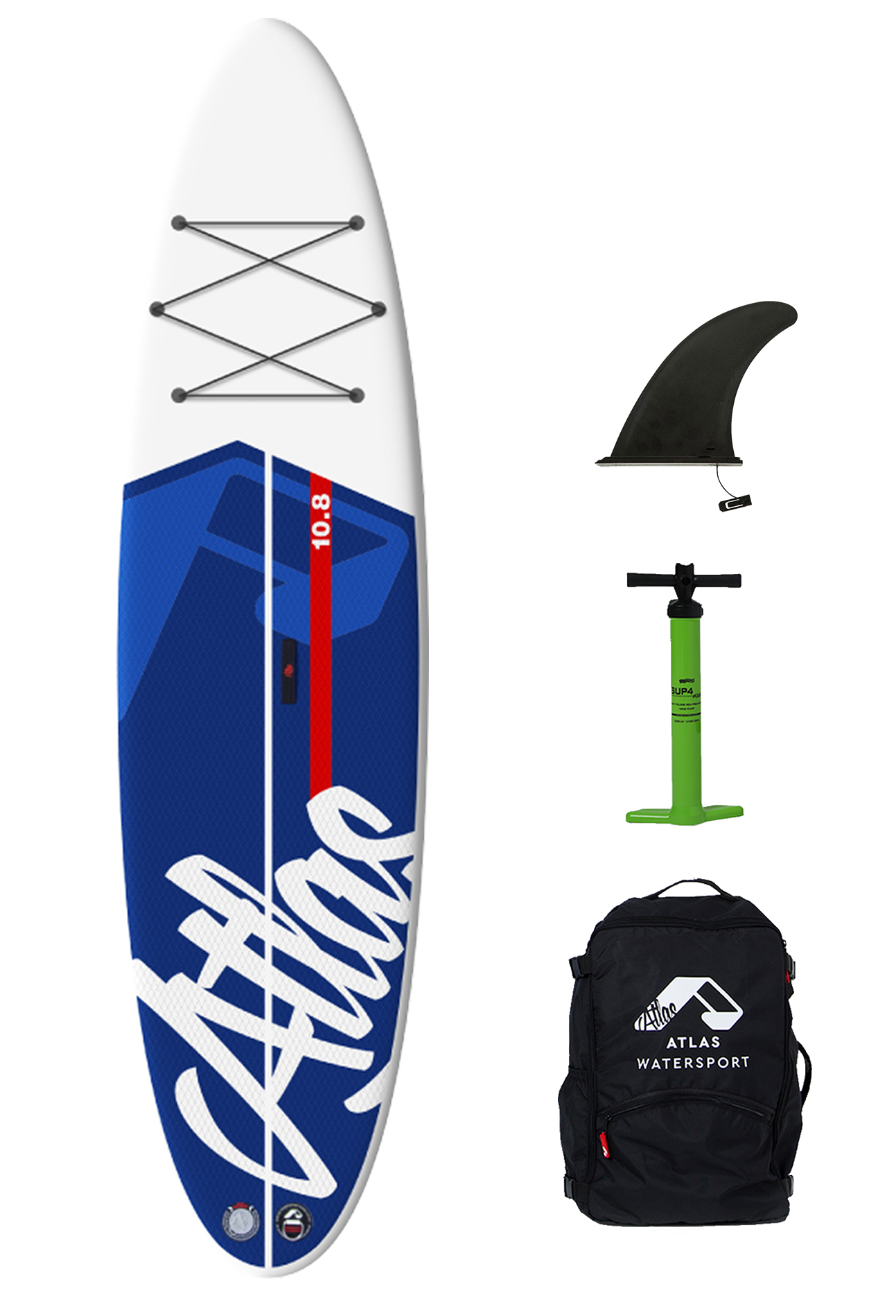 Cап борд надувной двухслойный Atlas Travel L 10'8 / Sup board сапборд доска для сап серфинга