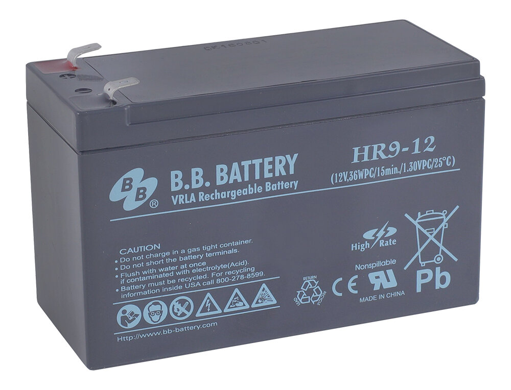 Аккумулятор B.B. Battery HRL 9-12 (12V;9Ah)