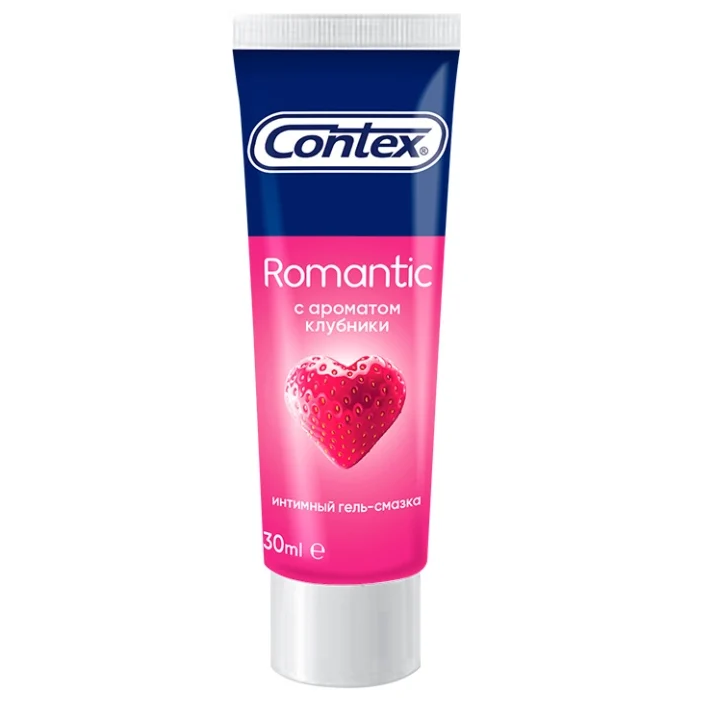 Contex Romantic гель-смазка/лубрикант 30мл клубника