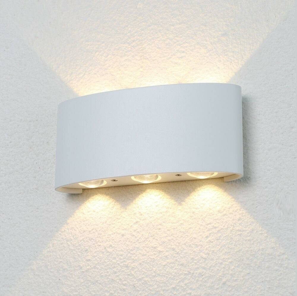 Crystal Lux Уличный настенный светодиодный светильник Crystal Lux CLT 023W3 WH