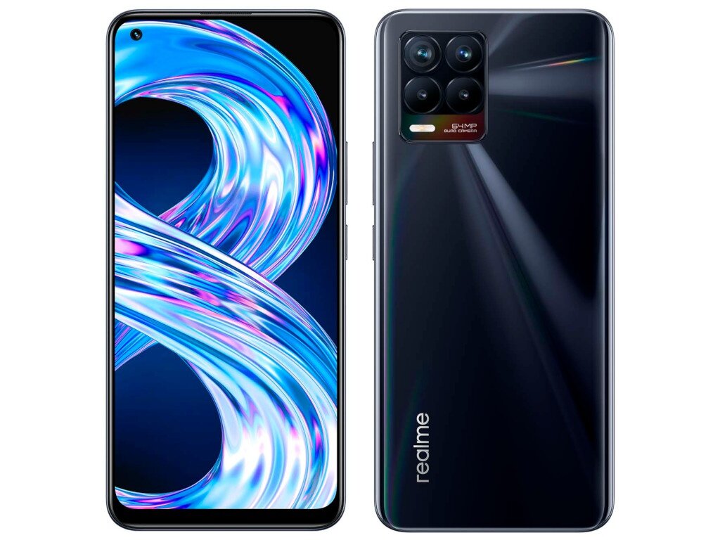 Сотовый телефон realme 8 6/128GB RU, Cyber Black