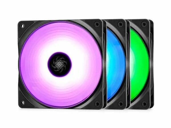 Вентилятор для корпуса Deepcool RF120 (3 IN 1) 500-1500RPM PWM RGB