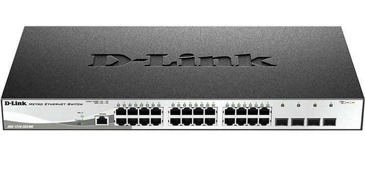 DGS-1210-28X/ME/B2B Управляемый L2 коммутатор с 24 портами 10/100/1000Base-T и 4 портами 10GBase-X SFP+ (456206) {3}