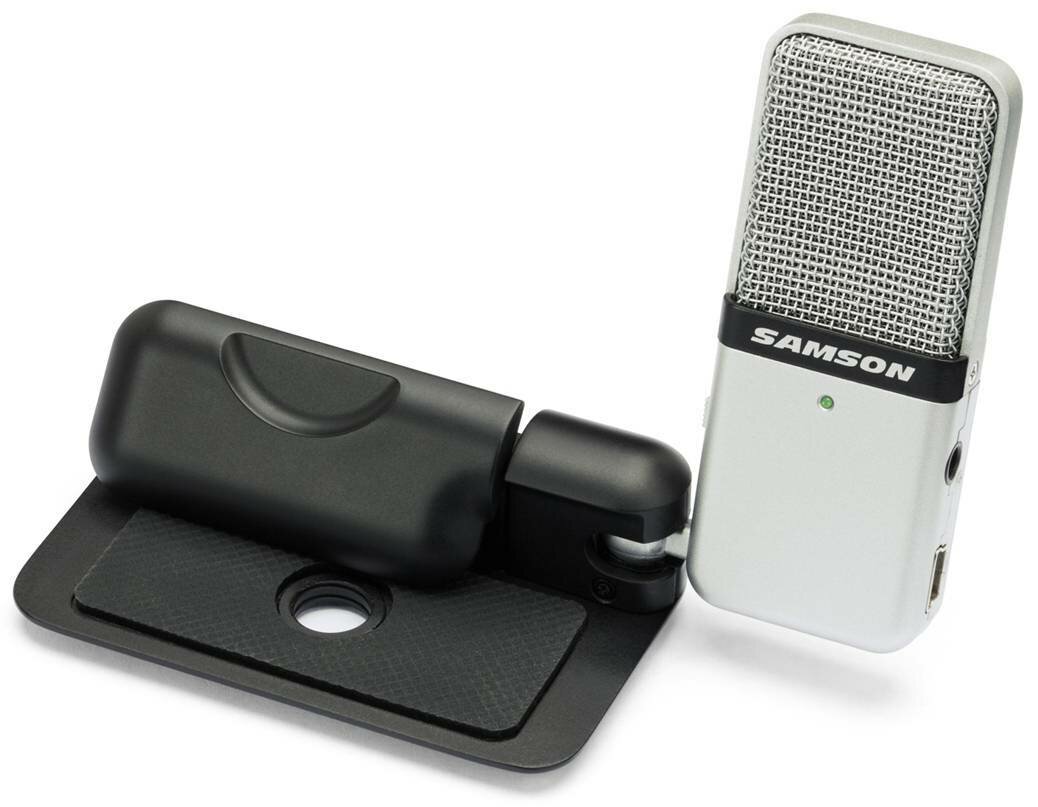 GO MIC VIDEO USB портативный USB-микрофон с встроенной видеокамерой FullHD, складная конструкция, переключаемая направленность, Samson