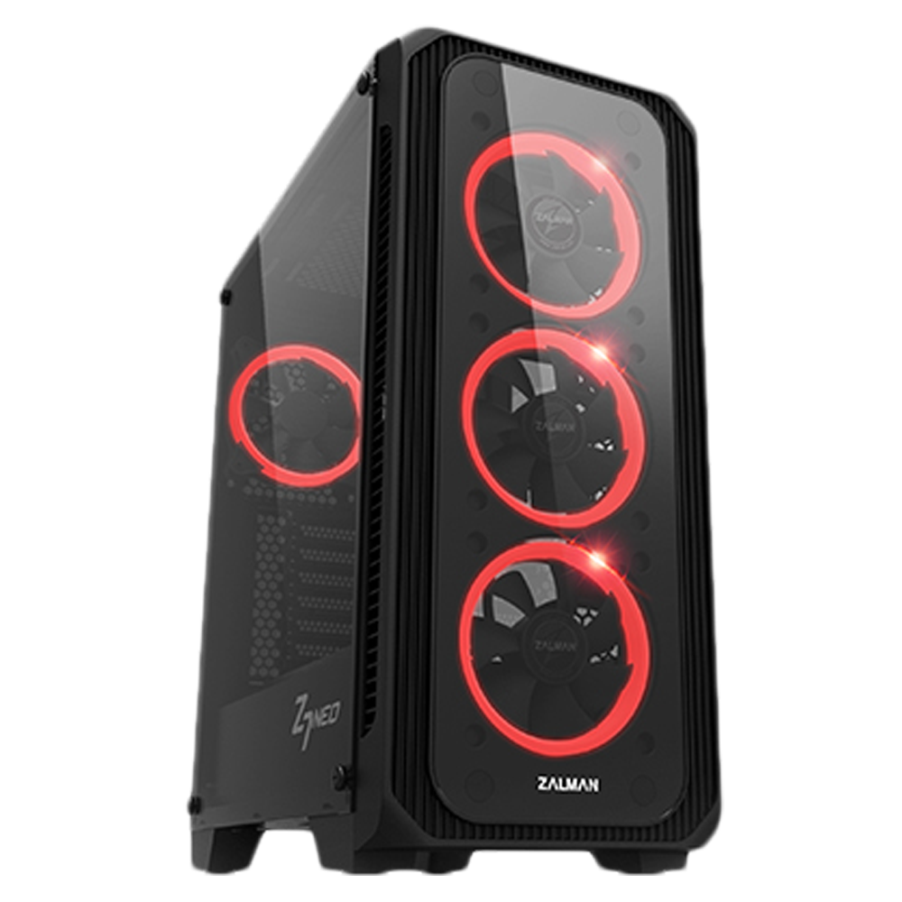 Корпус ATX Miditower Zalman Z7 Neo Black