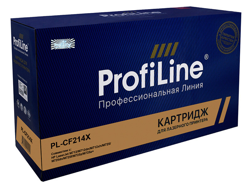 Картридж PL-CF214X (№14X) для принтеров HP LaserJet M712/M712dn/M712xh/M725/M725dn/M725f/M725z/M725z+ 17500 копий ProfiLine - фото №1