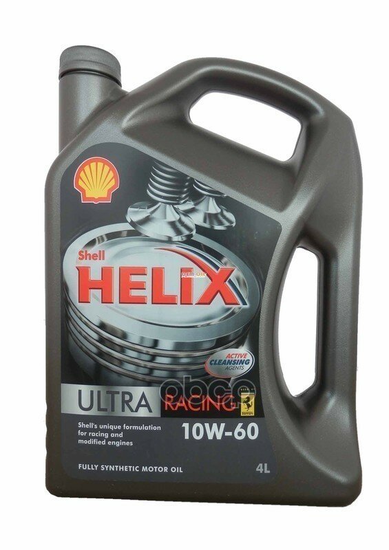 Shell 10w60 4l Helix Ultra Racing Масло Моторное Синтетическое