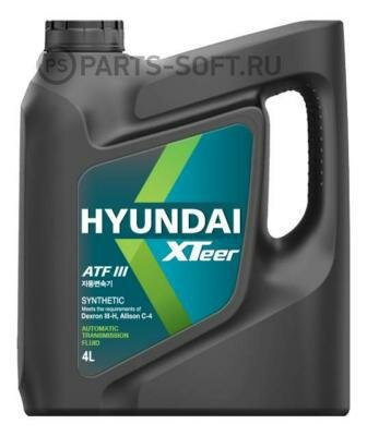 HYUNDAI-KIA 1041009    HYUNDAI XTeer ATF 3 4L  