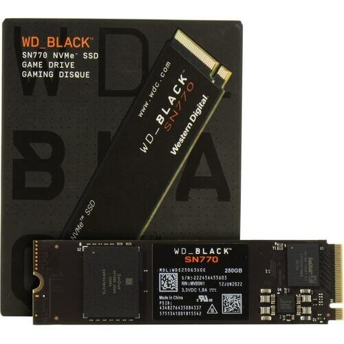 SSD Western digital Black SN770 250 Гб WDS250G3X0E