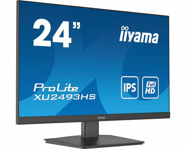 Монитор Iiyama 24" ProLite XU2493HS-B4 1920x1080 IPS 4ms VGA HDMI DisplayPort