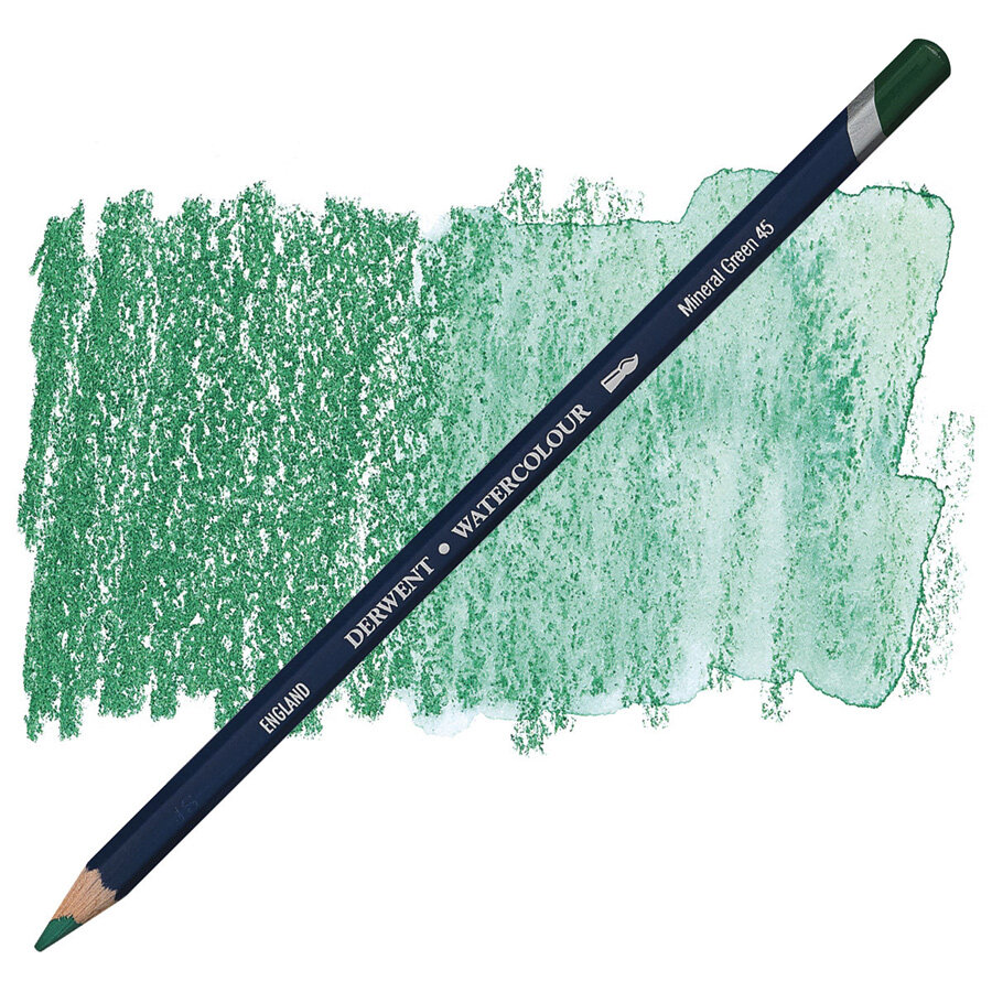 Карандаш акварельный Derwent Watercolour зелёный минерал 45