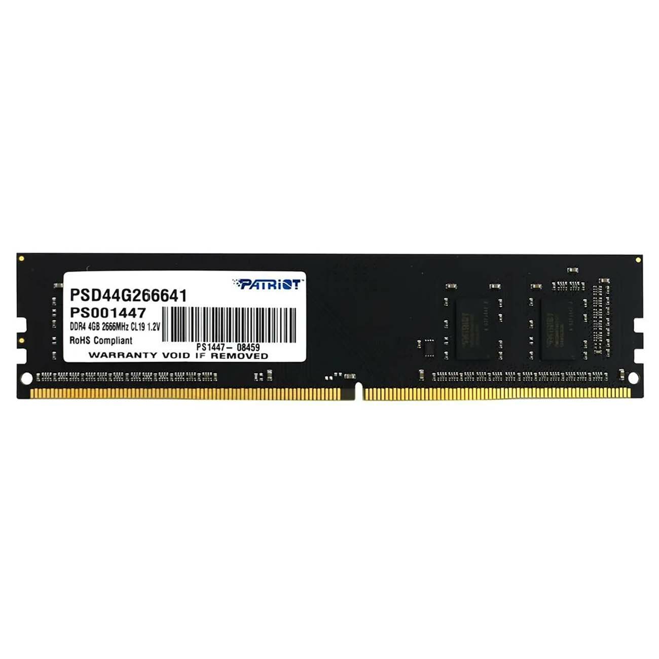 Оперативная память Patriot 4GB Signature DDR4 2666Mhz (PSD44G266641)