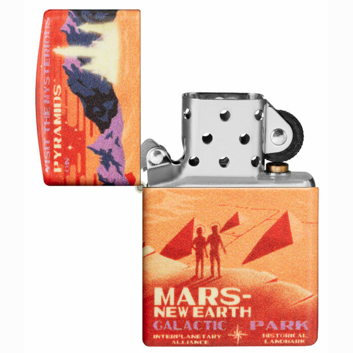 Зажигалка Zippo Classic Mars Design 540 Matte 49634 - фотография № 4