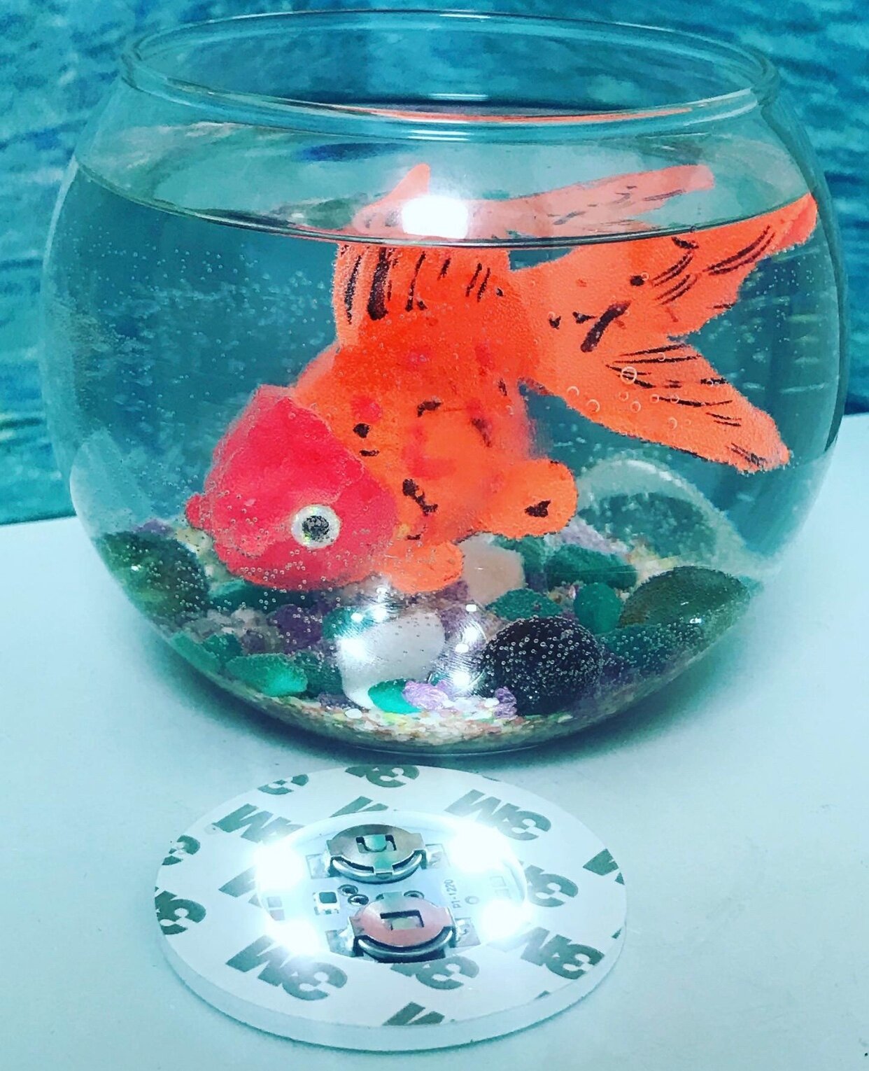Мини Аквариум с золотой рыбкой - фотография № 3
