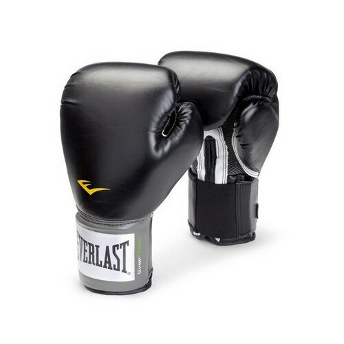 Перчатки боксёрские: Перчатки тренировочные Everlast PU Pro Style Anti-MB 12oz чёрные, артикул 2312U