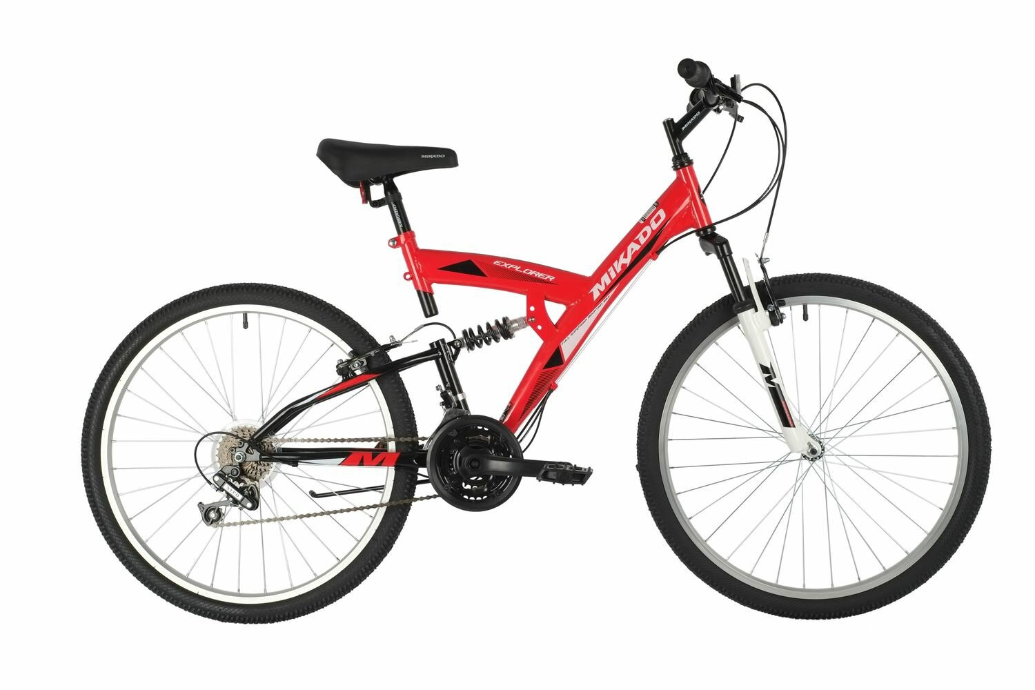 Горный (MTB) велосипед MIKADO Explorer 26 (2022) рама 18 красный