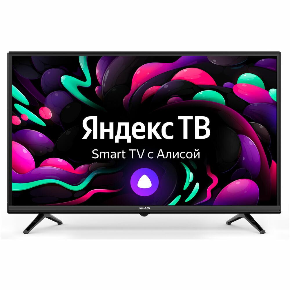 Телевизор 32" Digma DM-LED32SBB35 (Full HD 1920x1080, Smart TV) черный