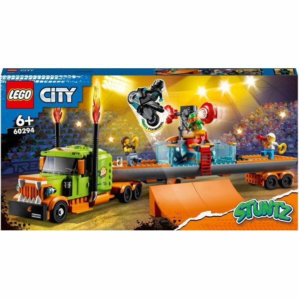 Конструктор Lego City 60294 Конструктор LEGO City Stuntz 60294 Грузовик для шоу каскадёров