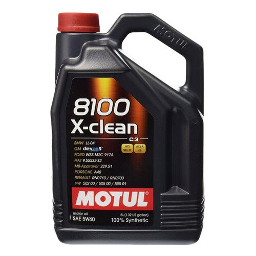 Моторное масло MOTUL 8100 X-clean GEN2, 5W-40, 5л, синтетическое [109762]