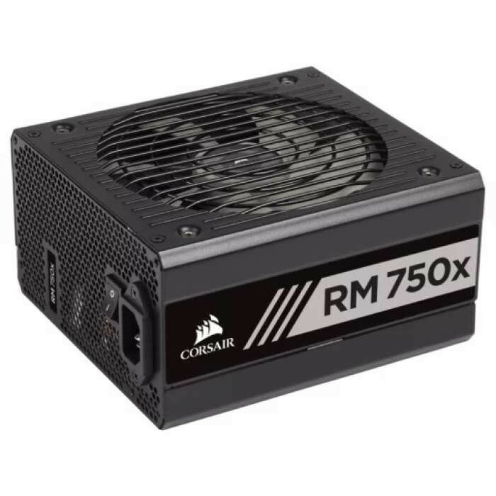 Блок питания Corsair RM750x (CP-9020179-EU), 750W, 135-mm fan, 80 Plus Gold, Fully modular