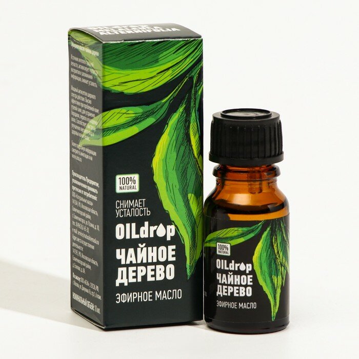 Масло эфирное OILdrop Натуральные масла Чайное дерево 10 мл./В упаковке шт: 1