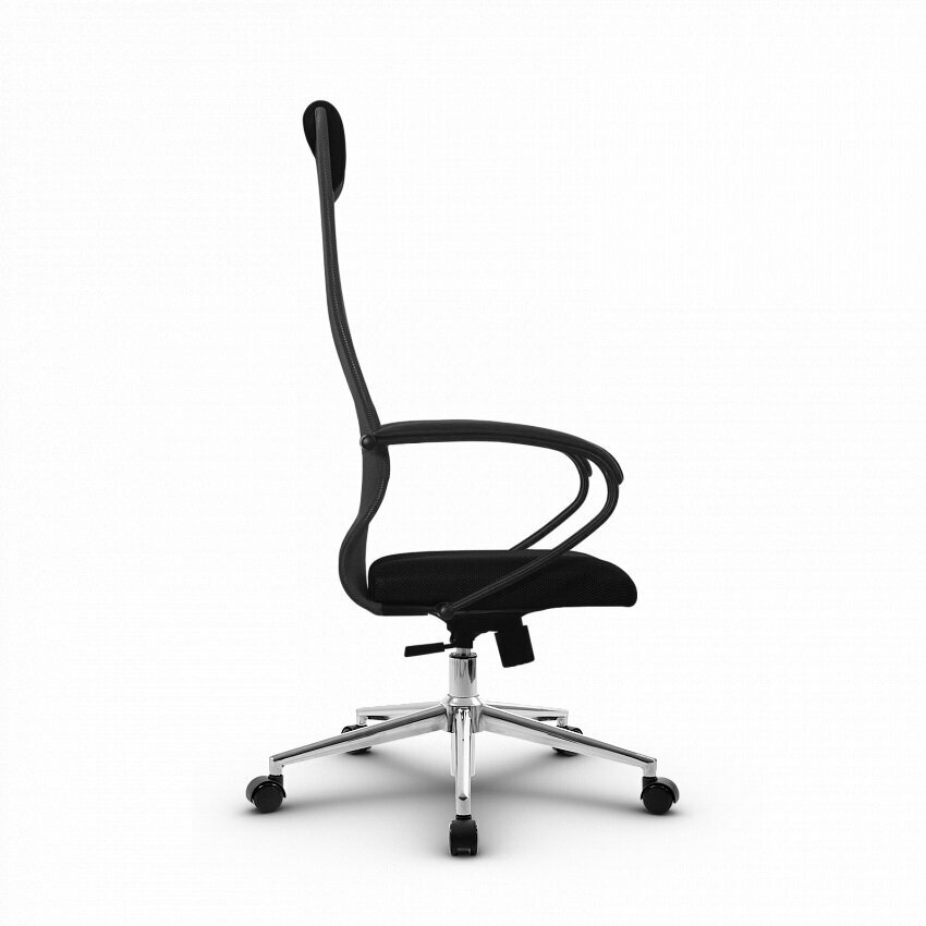 Компьютерное офисное кресло Metta SU-BP-8 Ch 3 Темно-серое/Черное - фотография № 2