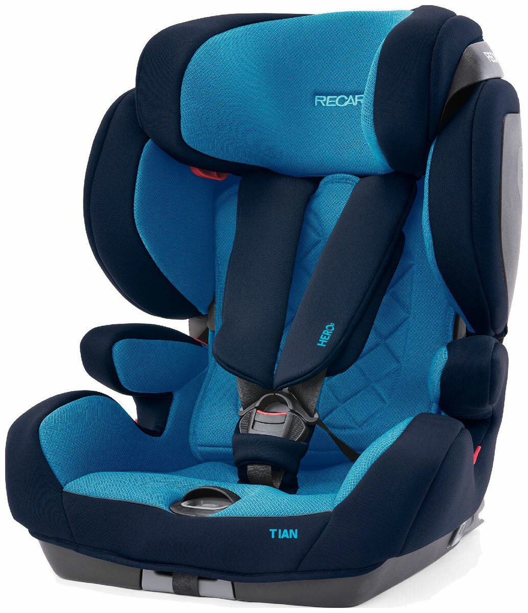 Автокресло Recaro Tian гр. 1/2/3 расцветка Core Xenon Blue