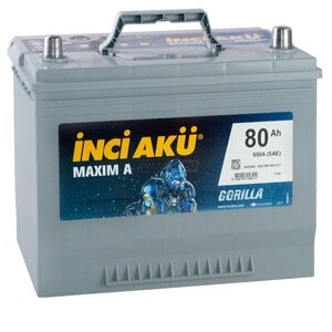 Аккумулятор Inci Aku Maxima 80 Ач 650А обр. пол. (D26L)