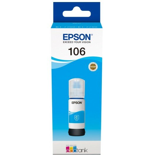 Epson C13T00R240 Контейнер с голубыми чернилами для L7160 7180, 70 мл. cons ink