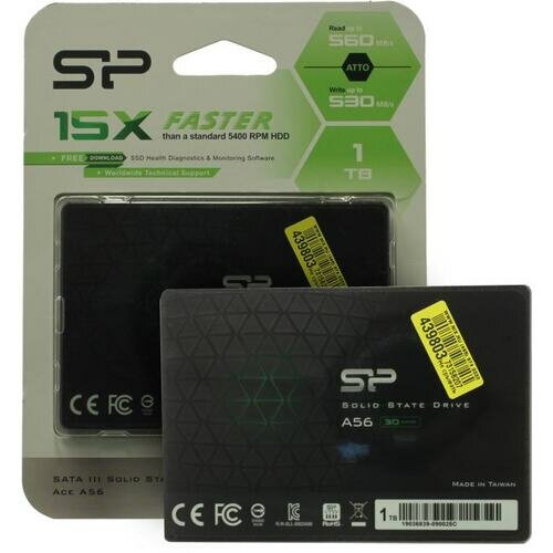 SSD Silicon power A56 1 Тб SP001TBSS3A56A25