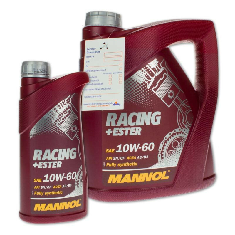 MANNOL MN Racing+Ester 10W-60 синт. моторное масло 10W-60 4л.