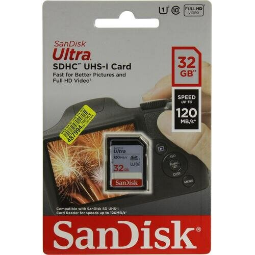 SD карта Sandisk Ultra SDSDUN4-032G-GN6IN