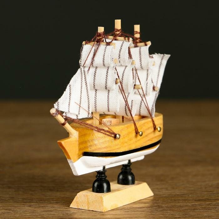 Корабль сувенирный малый «Аризона», микс, 3×10×10 см - фотография № 3