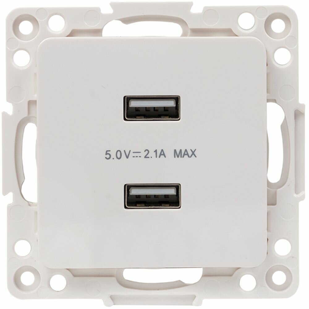 USB розетка EKF EYR16-028-10-2USB PROxima 2.1 А