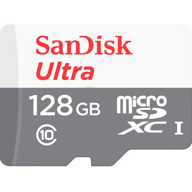 Флеш карта microSD 128GB SanDisk SDSQUNR-128G-GN6MN