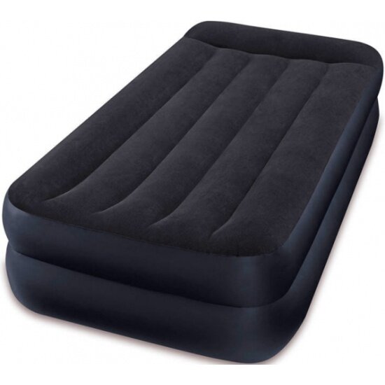 Кровать-матрас INTEX TWIN PILLOW REST RAISED AIRBED WITH FIBER-TECH BIP, эл/н220V,191х99х42 (64122NP)