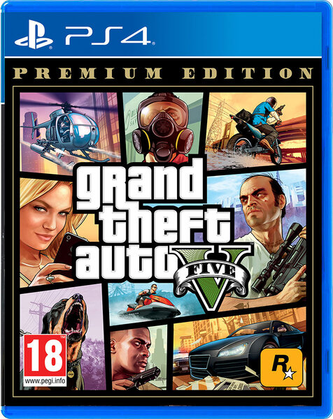 Игра для PlayStation 4 Grand Theft Auto V Premium Edition