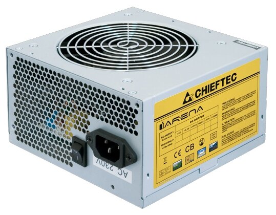 Chieftec 650W GPA-650S [i-Arena] 12cm Fan Active PFC 20+4p; 4p; 2x(6+2p); 6xSATA; 3xMolex+FDD