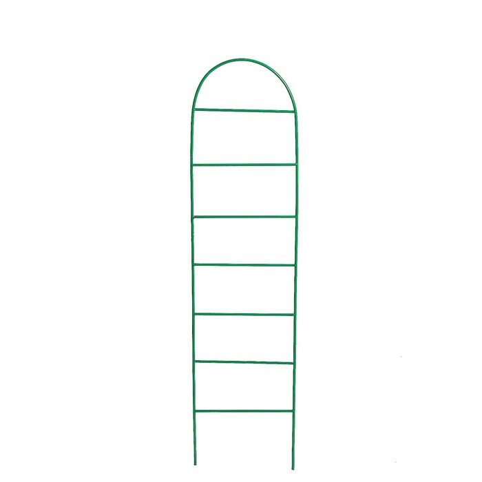 Шпалера, 167 × 35 × 1 см, металл, зелёная, «Лестница»