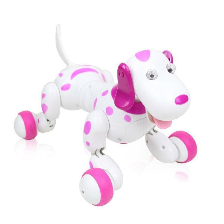 Радиоуправляемая робот-собака HappyCow Smart Dog - 777-338 (Розовая)