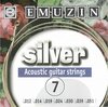 Emuzin Silver 7а222 - Струны для 7-струнной акуст. гитары .012 - .051, обмотка из посеребренной меди - изображение