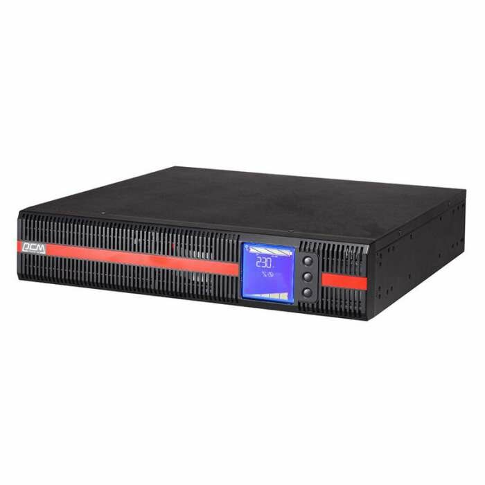 Источник бесперебойного питания Powercom MACAN SE, On-Line, 2000VA/2000W, Rack/Tower, IEC 8*C13, LCD, Serial+USB, SmartSlot, подкл. доп. Батарей (1075913)