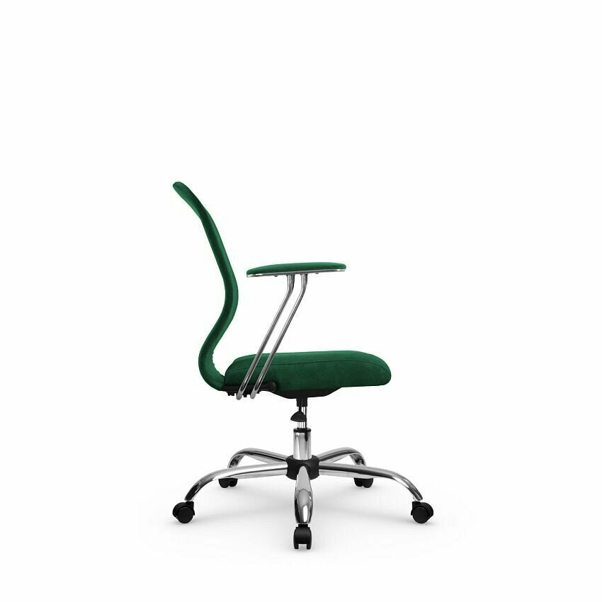 Компьютерное офисное кресло mетта SU-Мr-4/ подл. 078/осн. 006, Зеленое - фотография № 2