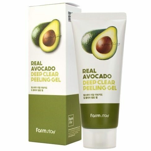 Пилинг-гель с экстрактом авокадо FarmStay Real Avocado Deep Clear Peeling Gel 100ml