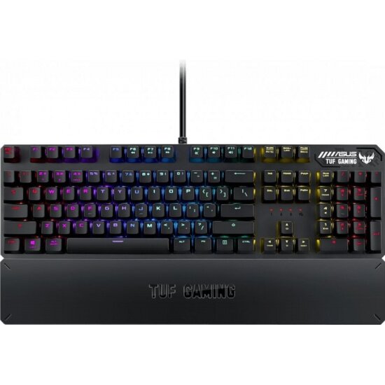 Клавиатура ASUS TUF Gaming K3 механическая, Kaihua RED switch, черная (90MP01Q0-BKRA00)