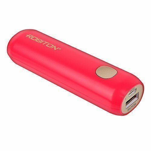 Внешний аккумулятор ROBITON POWER BANK Li3.4 ROSE (розовый) 3350мАч BL1