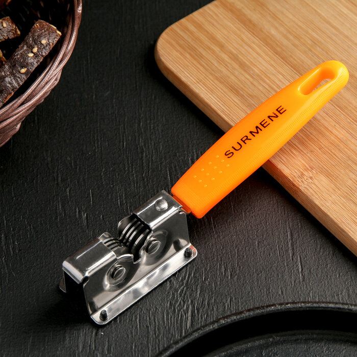 Доляна Точилка для ножей Доляна «Оранж», 19×3,5 см - фотография № 1