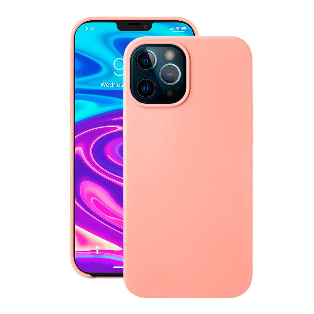 Чехол Deppa Liquid Silicone для Apple IPhone 12 Pro Max розовый